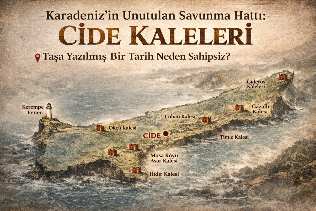 Karadeniz’in Unutulan Savunma Hattı: Cide Kaleleri